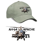 AH-64 Apache Printed Hat - taupe