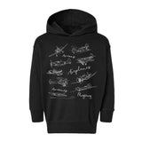 Unisex Airplane Toddler Pullover Hoodie