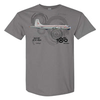 RCAF 100 Legacy CP-107 Argus Adult T-shirt - silver