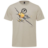Bf-109 Messerschmitt Flight Adult T-shirt - sand