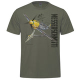 BF-109 Messerschmitt Vintage Adult T-shirt - military green