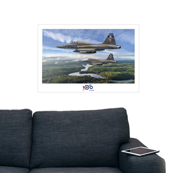 RCAF 100 Legacy CF-5 Freedom Fighter Poster