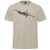 Mosquito Sketch Adult T-shirt - sand