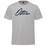 Otter Logo Adult T-shirt - silver