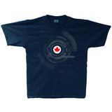 RCAF 100 Insignia Collection Adult T-shirt - navy