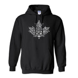 RCAF Maple Leaf Collection Adult Unisex Hoodie - black