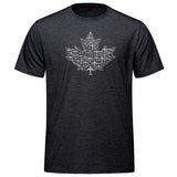 RCAF Maple Leaf Collection Adult T-shirt - black heather