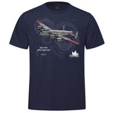 RCAF Legacy Avro Lancaster Adult T-shirt - navy