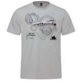 RCAF Legacy CC-129 Douglas Dakota Adult T-shirt - silver