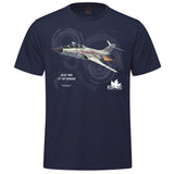 RCAF Legacy CF-101 Voodoo Adult T-shirt - navy