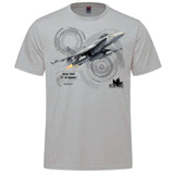 RCAF Legacy CF-18 Hornet Adult T-shirt - silver