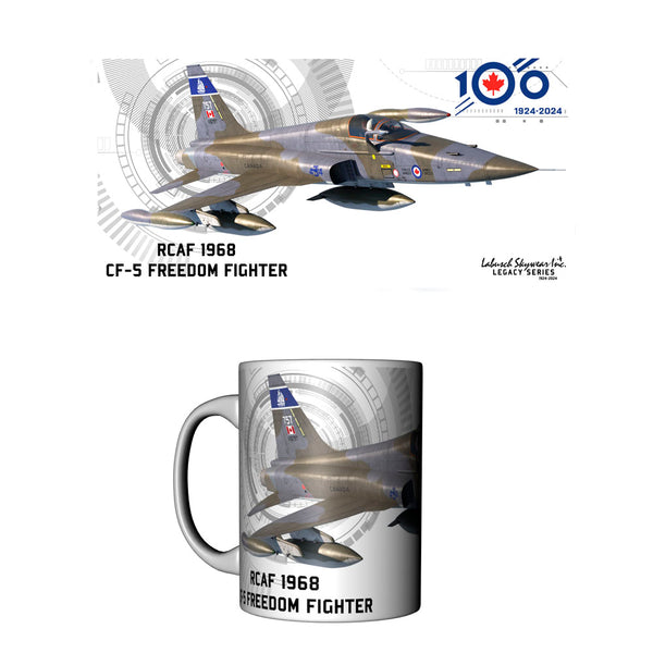 RCAF 100 Legacy CF-5 Freedom Fighter Ceramic Mug