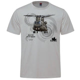 RCAF Legacy CH-147 Chinook Adult T-shirt - silver