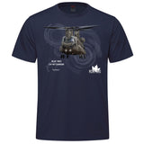 RCAF Legacy CH-147 Chinook Adult T-shirt - navy