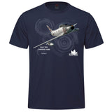 RCAF Legacy Canadair F-86 Sabre MK.IV Adult T-shirt - navy