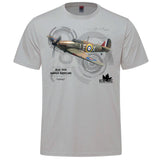 RCAF Legacy Hawker Hurricane Adult T-shirt - silver