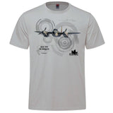 RCAF Legacy Mosquito Adult T-shirt - silver