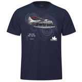 RCAF Legacy Otter Adult T-shirt - navy