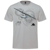 RCAF Legacy PBY Canso Adult T-shirt - silver