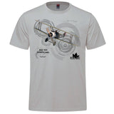 RCAF Legacy Sopwith Camel Adult T-shirt - silver