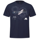 RCAF Legacy Vampire Adult T-shirt - navy