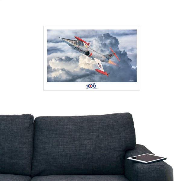 RCAF 100 Legacy CF-104 Starfighter Poster