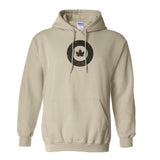 RCAF Classic Roundel Vintage Logo Adult Pull Over Hoodie - sand