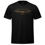 RCAF Eagle Adult T-shirt - black short sleeve