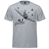 SBD-5 Dauntless Sketch Adult T-shirt - athletic heather