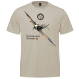Spitfire MKIX Flight Adult T-shirt - sand