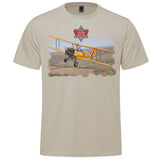 Tiger Moth Adult T-shirt - sand