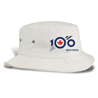 RCAF 100 Insignia Youth Bucket Hat - stone
