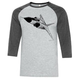 Avro Arrow Sketch Adult T-shirt baseball t-shirt