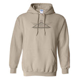 Avro Manchester Vintage Logo Adult Pull Over Hoodie sand