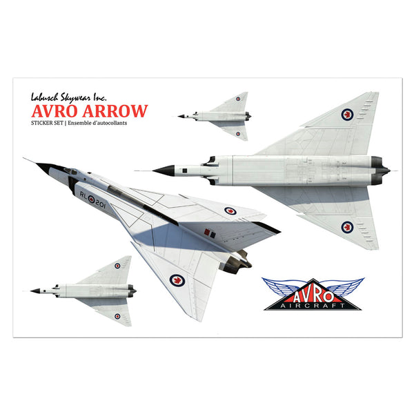 Avro Arrow Sticker Sheet