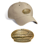 B-17 Flying Fortress Brass Cap Tan