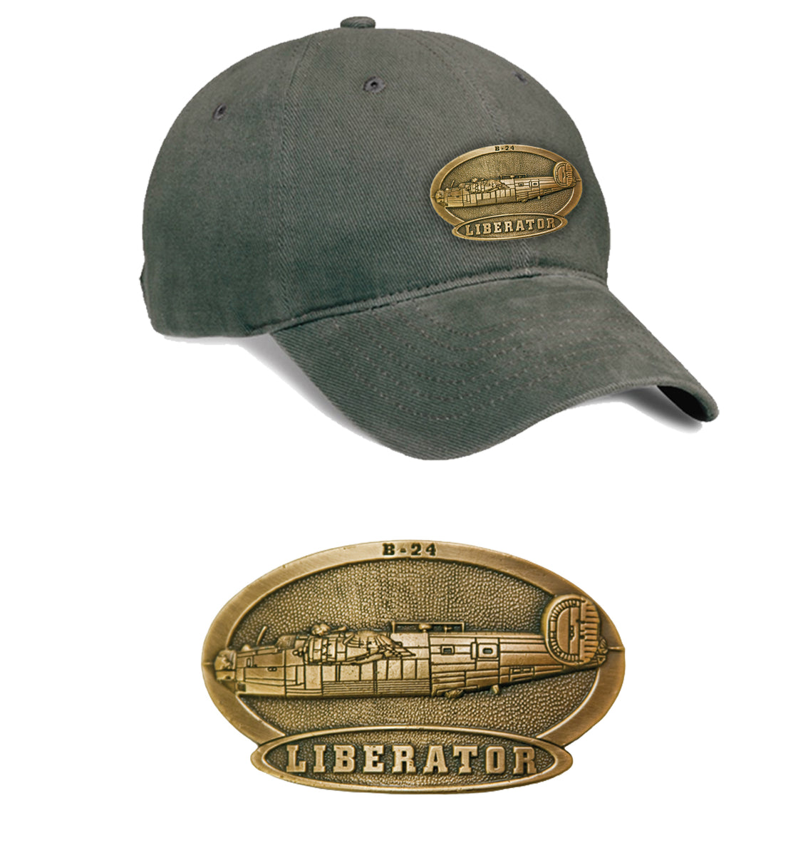 B-24 Liberator Brass Cap – Labusch Skywear Inc.