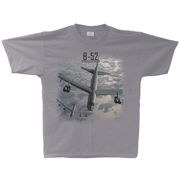 B-52 Stratofortress Adult T-shirt Silver