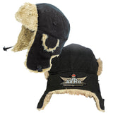 Avro Manchester Faux Fur Aviator Cap Black