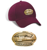 Harvard Brass Cap - burgundy