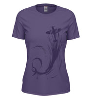 Ladies Swirling Spitfire Vintage Heather T-shirt