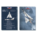 Avro Arrow Hard Cover Journal front and back cover