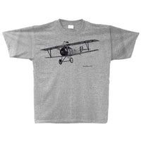 Nieuport 17 Sketch Adult T-shirt - Athletic Heather