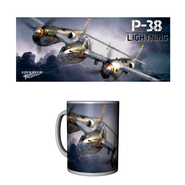 P-38 Lightning Ceramic Mug