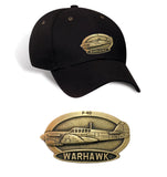 P-40 Warhawk Brass Cap Black