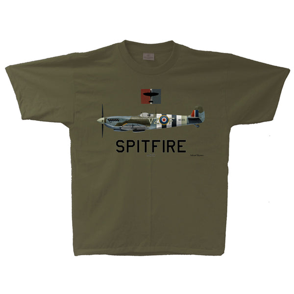 Spitfire MKIX Profile Adult T-shirt