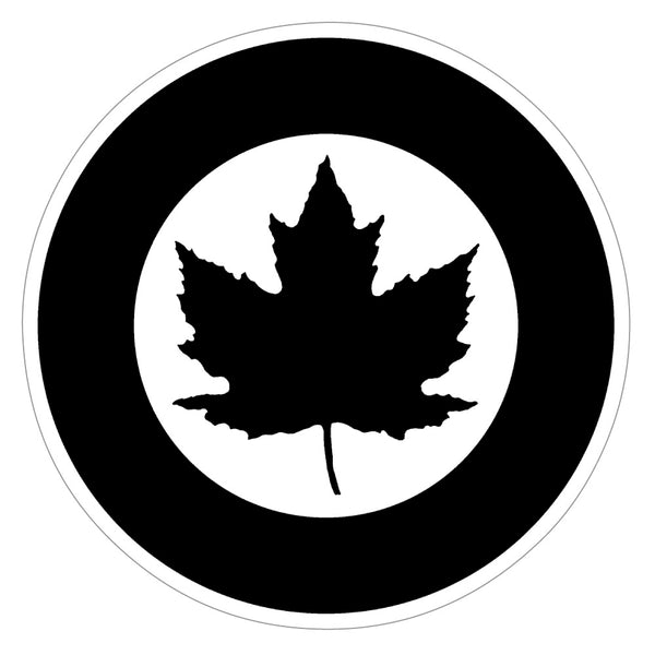 RCAF Classic Roundel Sticker (Black)