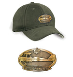Tiger Moth Brass Cap - khaki