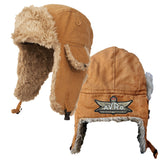Avro Manchester Faux Fur Aviator Cap Brown