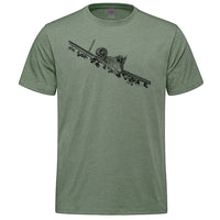 A-10 Thunderbolt Sketch Adult T-shirt